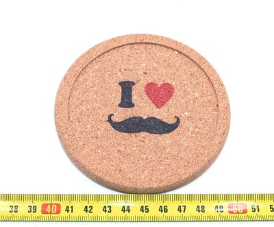 Cork coasters 4 inch - 3 stuks - vochtabsorberend - perfect voor koude dranken - ShopVlot