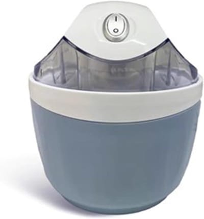 IJsmachine Zelfgemaakt - Dessert Maker - Thuis Desserts Maken - Volautomatisch DIY - 1 Liter Capaciteit - Roze/Blauw