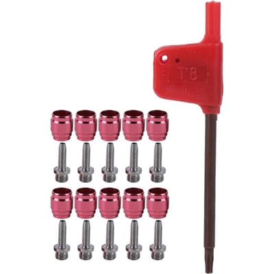 Olijfkop Olijfset voor SRAM StealthamaJig Rem QuickConnect QuickInstall Olieleiding red