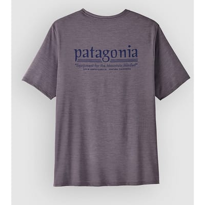 Patagonia Cap Cool Daily - Hut Tripper T-Shirt grijs