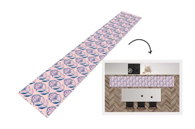 Keukenloper 300x50 cm - Keukenmat vinyl Retro - Design - Bloemen - Keukenmatten loper - Keuken vloerkleed tapijt