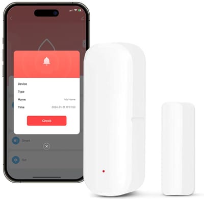 Draadloze Wifi Deur- en Raamsensor voor Smart Home Beveiliging
