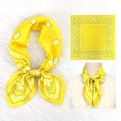 Dames Sjaal - Sjaals - Stola - Vierkante doek - Elegant Stijlvol Dames haar sjaal - Satijn zijde - Hals sjaaltje - Sjaaltje Satijn - Neksjaaltje - Omslagdoek Modesjaals - Neksjaal - Dames Halsdoek -Dame -33，70*70CM