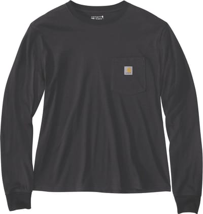 Carhartt Dames Lightweight L/S- Pocket T-shirt Zwart