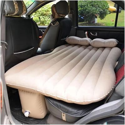 Auto Luchtbed - Opblaasbaar Bed - Kamperen en Reizen - Universeel Ontwerp - 135x85x45cm - Zwart