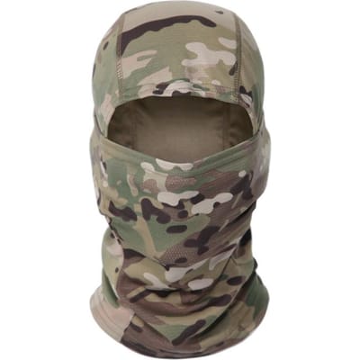 Tactisch Camouflage Balaclava Volledig Gezicht Masker CS Wargame Leger Jacht Fiets Atletische Helm Liner Militaire Multicam CP Sjaal gray
