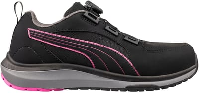 PUMA ASPIRE PINK DISC LOW S3S ESD FO HRO SR 642950234000035 Lage veiligheidsschoenen S3S Schoenmaat (EU): 35 Zwart, Pink 1 paar