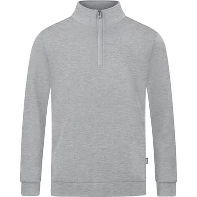 Jako Organic Ziptop Heren - Lichtgrijs Gemeleerd | Maat: XXL