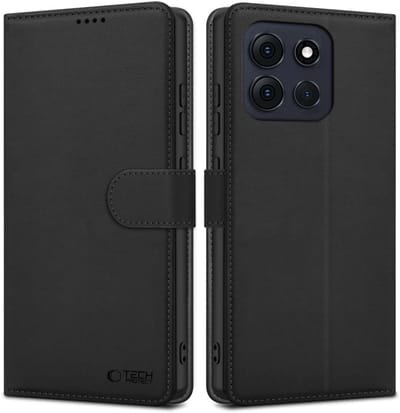 Tech-Protect Wallet Case for Motorola Moto G86 5G - Black