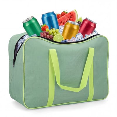 Geisoleerde Koeltas - Lichte Lunch Tas 7L -Compacte Koeltas - Koeltasje Klein - Picknicktas Kinderen - Thermo Tas - Lunchtas Volwassenen - Cooler Bag - Koel Tas Dames en Heren - Thermotas - Koelrugzak Vakantie - Koeltassen - Groen - Löwenthal