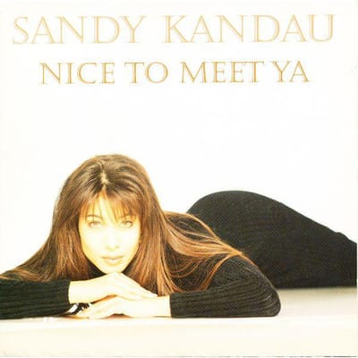 CD SANDY KANDAU - Nice To Meet Ya ACCD329302 Dino Action 1994 Europa Dans & Electronica Gebruikt beige