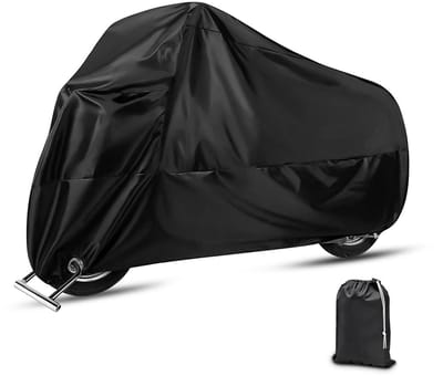 Dailygoods- Motorhoes Waterdicht - Universeel - Anti-UV - Stofbescherming - XXL 245 x 105 x 125 cm - Duurzaam Zijde Polyester - Motorfietscover