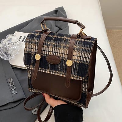 Casual rugzak in Britse stijl voor dames Nieuwe mode handtas voor studenten Veelzijdige reisrugzak