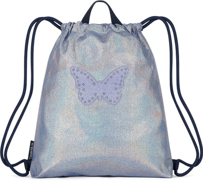 Caramel & Cie Zwem-/Turnzak Blue Iridescent Butterfly - Blauw