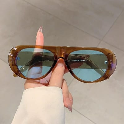 Luxe Celebrity Mode Zonnebrillen Voor Dames En Heren Designer Verloop Uniseks Brillen Glamour Trendy Brillen UV400 gray