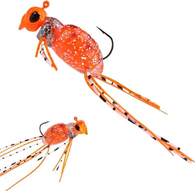 Bij Kunstaas - Zacht Aas - Vissen Vangen - Realistisch Ontwerp - 3.8 cm - Oranje