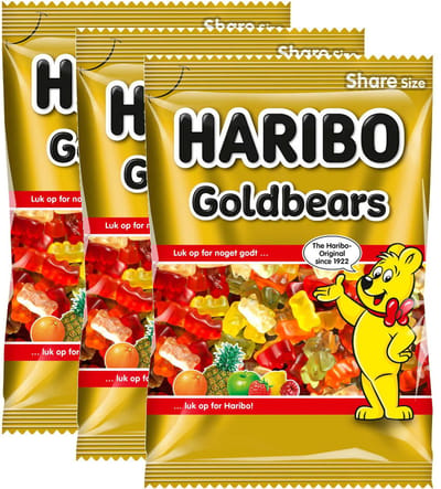 Haribo Goudberen - Multipack - Snoep - 1,5kg (3x500g)
