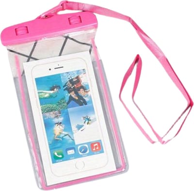 Bovista Waterdichte Telefoonhoesjes - Waterdicht Telefoonzakje - Waterproof Festival Opbergtasje - Documententasje - Waterbestendig - Roze