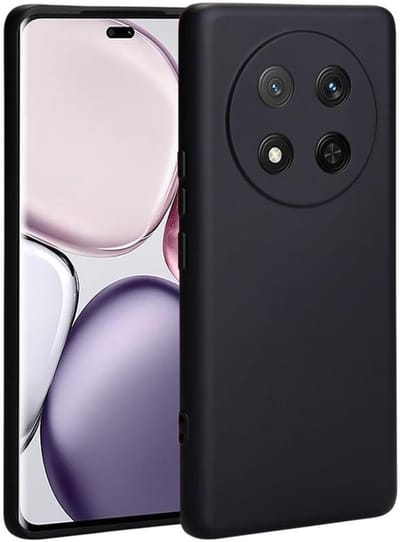 Zwart Dun TPU Hoesje Geschikt voor Honor Magic 7 Lite | Back Cover | Lichtgewicht | Ultra Dun | Flexibel | Zacht