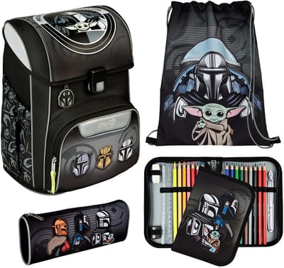 Scooli schooltas EasyStart Schulranzen-Set 5-delig Star Wars zwart