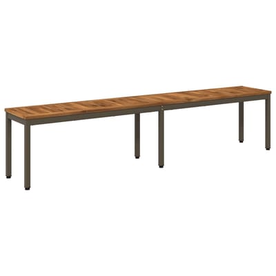 vidaXL - Tuinbank - 201 - x - 35 - x - 45 - cm - Massief - Acacia - Hout - Rechthoekig