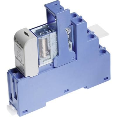 Finder 48.62.7.012.0050 Relaismodule (modulair) Nominale spanning: 12 V/DC Schakelstroom (max.): 10 A 2x wisselcontact 1 stuk(s)