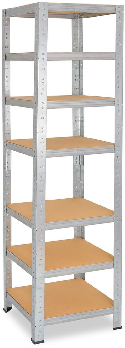 Shelfplaza HOME metalen stellingkast - 230x50x50 cm - verzinkt - 7 planken