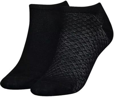 Damessokken Tommy Hilfiger 2-Pack Zwart 35-38