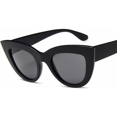 Nieuwe Cat Eye Dames Zonnebril Gekleurde Lens Mannen Vintage Vorm Zonnebril Dames Bril Blauwe Zonnebril Designer