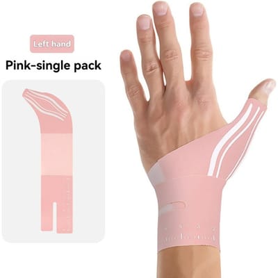 1 pièce Genouillère de pouce pour poignet Fine Légère Pression Prévenir l'Entorse Protection Articulaire Manchon Support Léger Protéger le Poignet brown