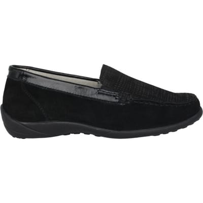 Waldläufer Kläre - dames moccasin - Zwart - maat 35.5 (EU) 3 (UK)