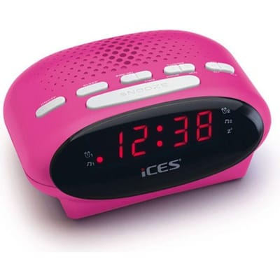 Wekkeradio Lenco ICR-210 roze, Lenco roze