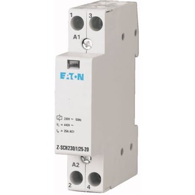 Eaton Z-SCH230/1/25-20 Installatiezekeringautomaat Nominale spanning: 230 V, 240 V Schakelstroom (max.): 25 A 2x NO 1 stuk(s)