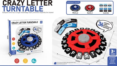 Alfabet Wiel - Woordspel - Letterspel - Alfabetspel - Puur Plezier - Makkelijk en Moeilijk