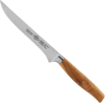 Eikaso Solingen Gesmeed Uitbeenmes 16cm – Olijfhouten Handvat – Precisie en Elegantie