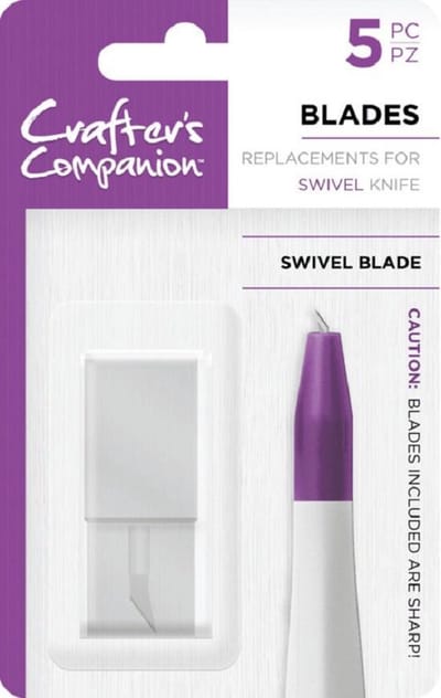 Crafter's Companion Hobby mes vervangende mesjes - Swivel (5 stuks) - CC-TOOL-KNIFE-SWBLD5