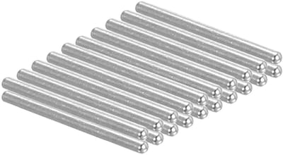 304 RVS Vergrendelbare Pinnen 1 x 10 mm (5/64 Inch Diameter), 20 Stuks, Ronde Kop, Platte Afgeschuinde Einde, Metalen Centreringspennen, Bunk Pinnen, Planksteunen voor Stabiliteit en Ondersteuning