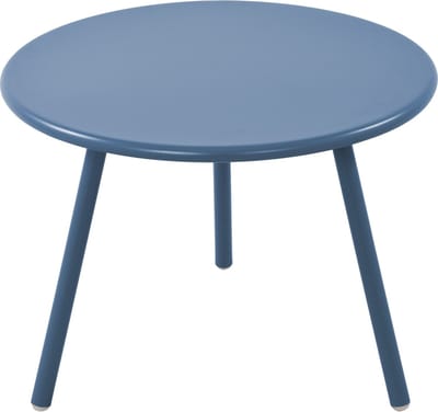 CLP Minot Salontafel - Rond - Bijzettafel - loungetafel - Rond - Tuintafel - voor buiten en binnen - weer- en UV-bestendig - blauw