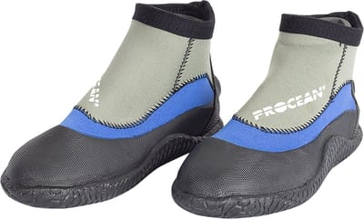 Zachte lage waterschoen / Blauw/Grijs/Zwart / Maat 36