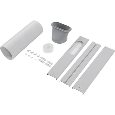 Kit de glissières de fenêtre pour accessoires de climatiseur, plaque de connecteur de tube de 5,9 pouces, ensemble de tuyaux d'échappement