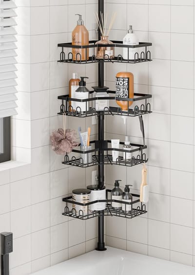 DailySupplies® Telescopisch Doucherek - Hangend - Zonder Boren
