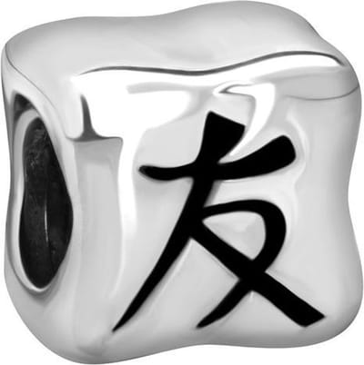 Quiges - 925 - Zilveren - Bedels -Sterling zilver - Beads - Vriendschap Kraal Charm - Geschikt – voor - alle bekende merken - Armband Z279