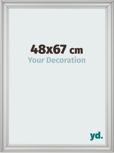 Your Decoration - Fotolijst 48x67 cm - MDF - Zilver Mat - Lazio