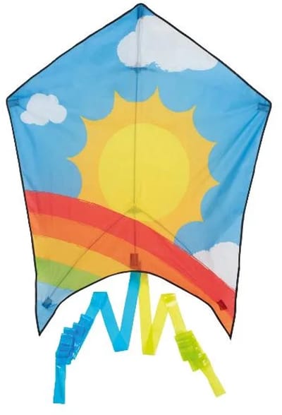 Playtive Vlieger - Regenboog - 100 x 120 cm - vanaf 5 jaar