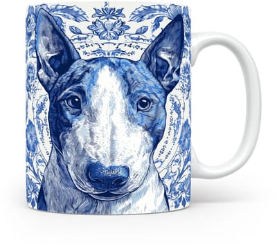 Mok Bull terrier Beker voor koffie of tas voor thee, cadeau voor dierenliefhebbers, moeder, vader, collega, vriend, vriendin, kantoor, opa, oma, hond, kerst, sinterklaas, verjaardag