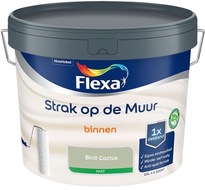 Flexa - Strak Op De Muur Binnen Mat - Binti Cactus - Mengverf - 10 L