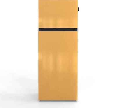 NUNKI MEDIUM-AAMB / Amber Diamond Gold Design Koel-vriescombinatie - 206L - E-label - Volledig in kleur
