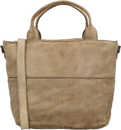 Hide & Stitches Paint Rock Schoudertas - Leer - Handtas - Crossbodytas - Leren Dames Tas - Zand