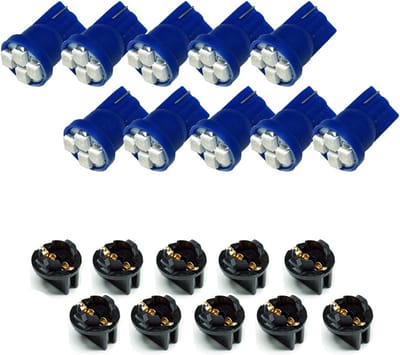 10x T10 LED Lampjes voor Dashboard Verlichting 12V