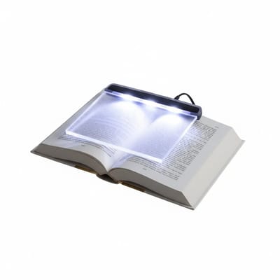 LED Leeslampje Voor Boek - Leeslamp voor in bed - Lumapage™ - LED USD Boek - Batterijen - Lamp - Niet Dimbaar